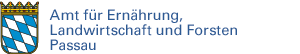 Schriftzug Amt für Ernährung, Landwirtschaft und Forsten Passau mit Link zur Startseite